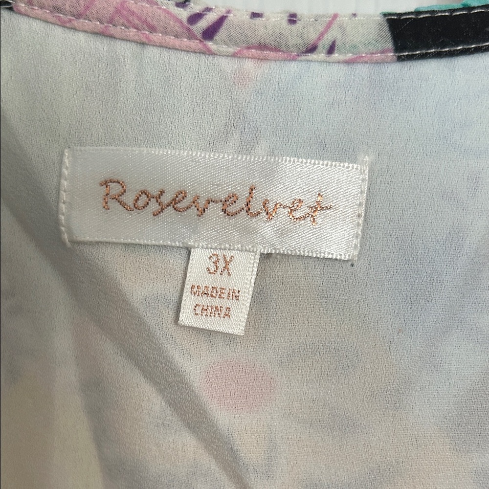 Colorful Patchwork Asymmetrical Wrap Around Dress - image 2